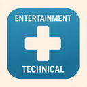 icon_entertainment_medical_cross_technical icon preview