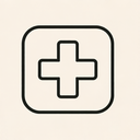 icon_entertainment_medical_cross_thin icon preview