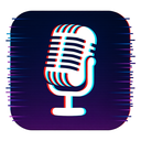 icon_entertainment_microphone_digital_glitch icon preview