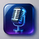 icon_entertainment_microphone_glassy icon preview