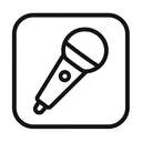 icon_entertainment_microphone_outline icon preview