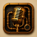 icon_entertainment_microphone_steampunk icon preview