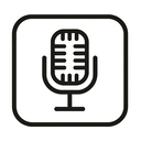 icon_entertainment_microphone_thin icon preview