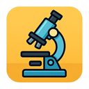 icon_entertainment_microscope_cartoon icon preview