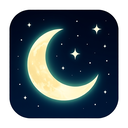 icon_entertainment_moon_glow_effect icon preview