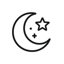 icon_entertainment_moon_minimal_outline icon preview