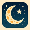 icon_entertainment_moon_retro icon preview
