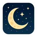 icon_entertainment_moon_thin icon preview