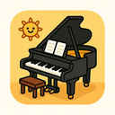 icon_entertainment_piano_cartoon icon preview