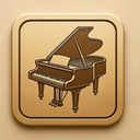 icon_entertainment_piano_embossed icon preview