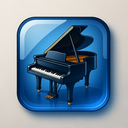 icon_entertainment_piano_glassy icon preview