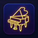icon_entertainment_piano_glow_effect icon preview