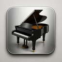 icon_entertainment_piano_metallic icon preview