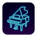 icon_entertainment_piano_neon icon preview
