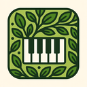icon_entertainment_piano_organic_pattern icon preview