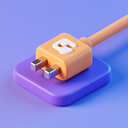 icon_entertainment_plug_3d_isometric icon preview