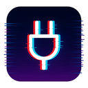 icon_entertainment_plug_digital_glitch icon preview