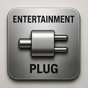 icon_entertainment_plug_metallic icon preview