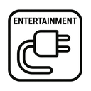 icon_entertainment_plug_monochrome icon preview