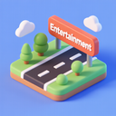 icon_entertainment_road_3d_isometric icon preview