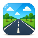 icon_entertainment_road_glassy icon preview