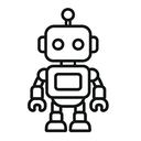 icon_entertainment_robot_outline icon preview