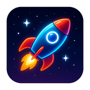 icon_entertainment_rocket_glow_effect icon preview