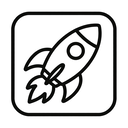 icon_entertainment_rocket_line_art icon preview