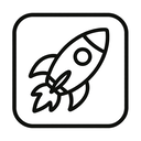 icon_entertainment_rocket_minimal_outline icon preview