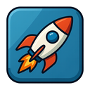 icon_entertainment_rocket_sharp_edges icon preview