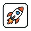 icon_entertainment_rocket_simplified icon preview