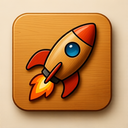 icon_entertainment_rocket_wooden icon preview