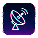 icon_entertainment_satellite_digital_glitch icon preview