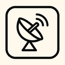 icon_entertainment_satellite_geometric icon preview