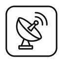 icon_entertainment_satellite_line_art icon preview