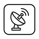 icon_entertainment_satellite_minimal_outline icon preview