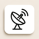 icon_entertainment_satellite_minimalist icon preview
