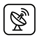 icon_entertainment_satellite_monochrome icon preview