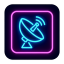 icon_entertainment_satellite_neon icon preview