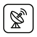 icon_entertainment_satellite_thin icon preview