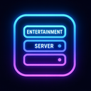 icon_entertainment_server_glow_effect icon preview