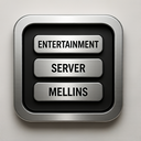 icon_entertainment_server_metallic icon preview