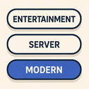 icon_entertainment_server_modern icon preview