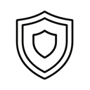 icon_entertainment_shield_minimal_outline icon preview