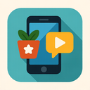 icon_entertainment_smartphone_flat_design icon preview