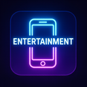 icon_entertainment_smartphone_glow_effect icon preview