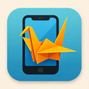 icon_entertainment_smartphone_origami icon preview