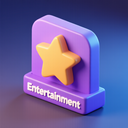 icon_entertainment_star_3d_isometric icon preview
