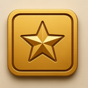 icon_entertainment_star_embossed icon preview