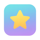 icon_entertainment_star_flat_pastel icon preview